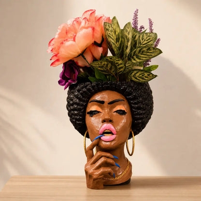 Black Culture Vase
