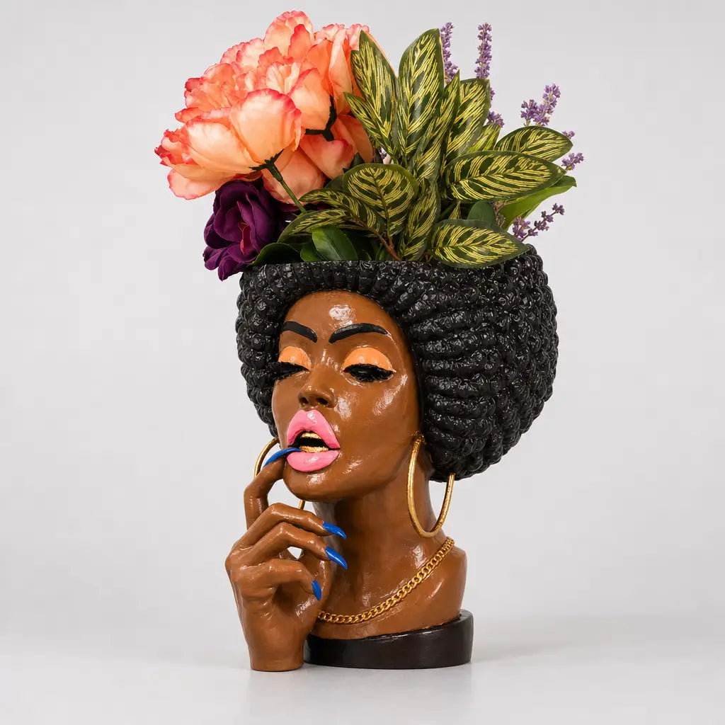 Black Culture Vase