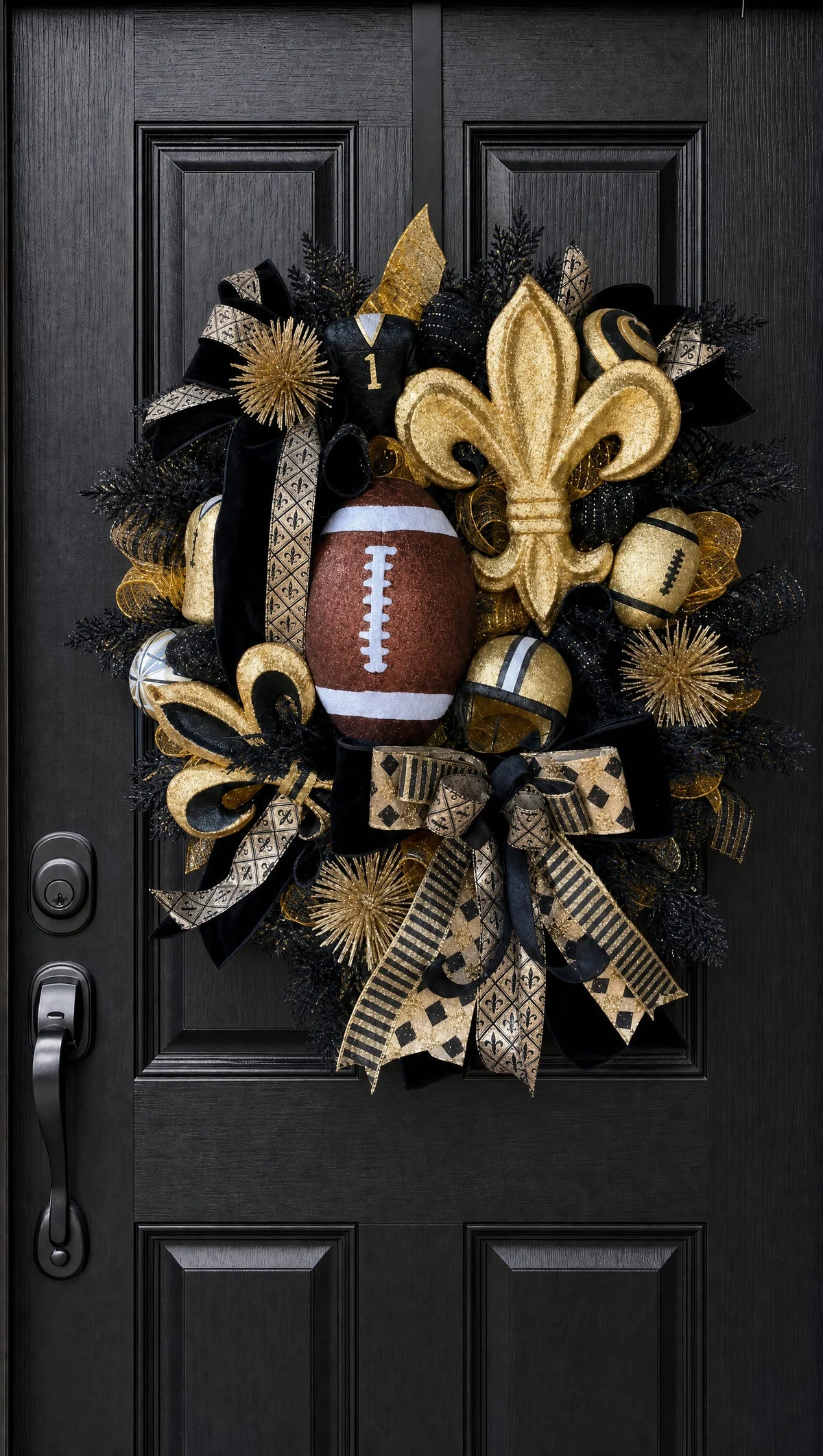Handmade Football Wreaths