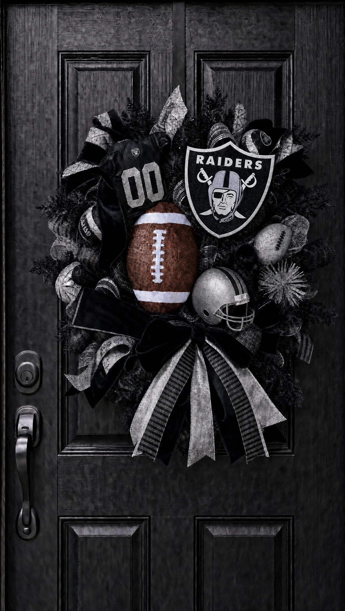 Handmade Football Wreaths