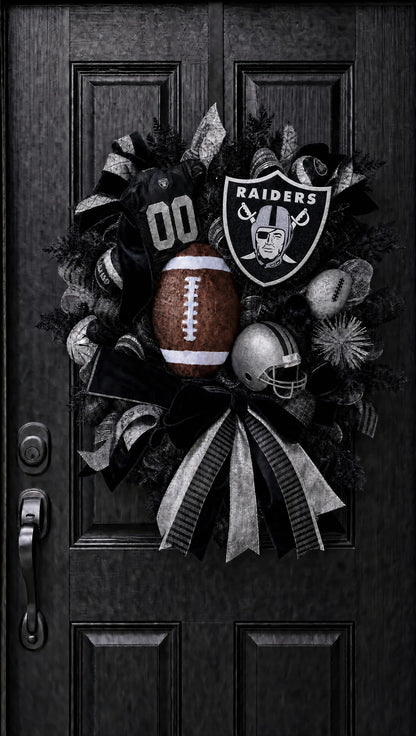 Handmade Football Wreaths