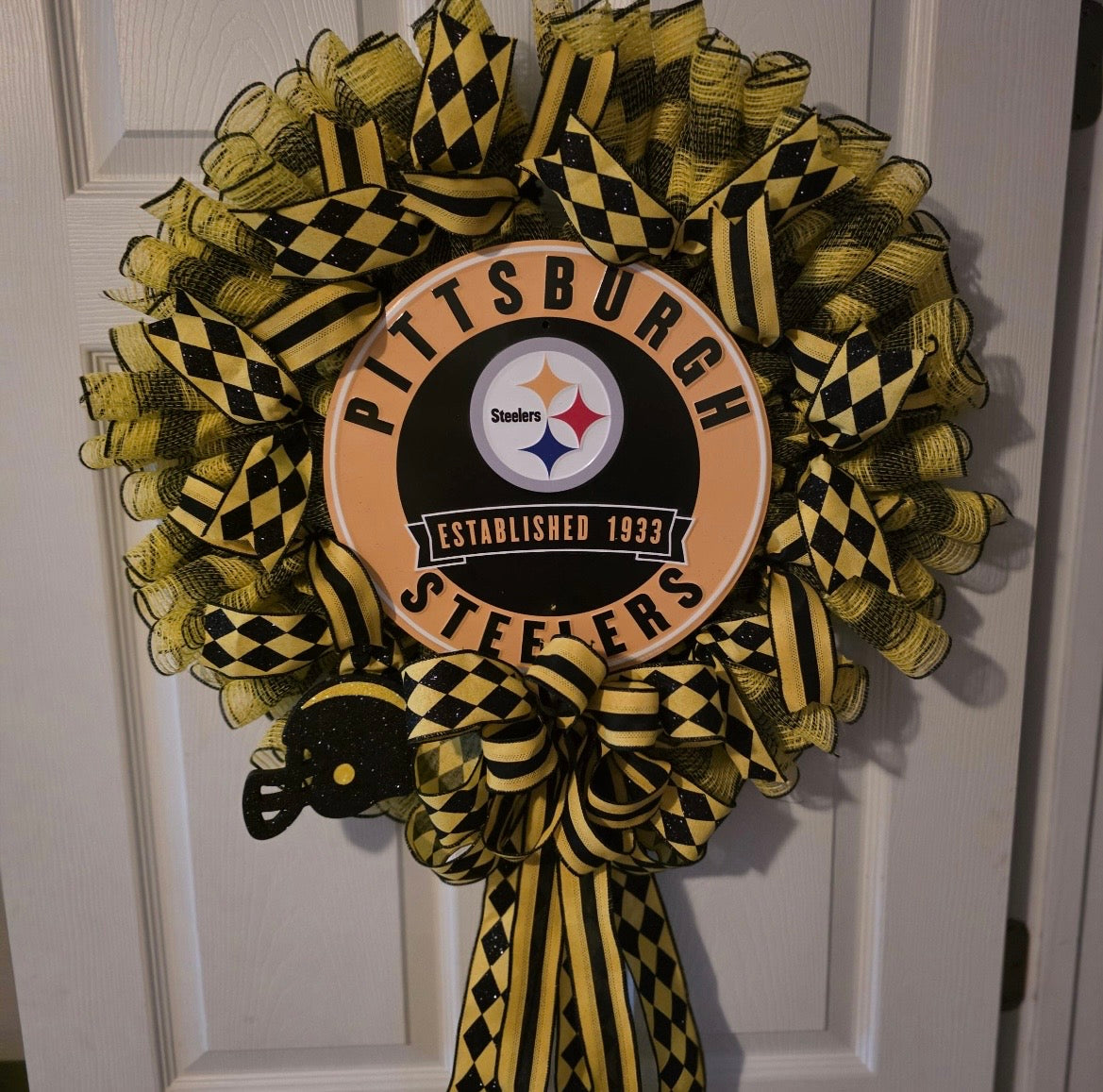 Handmade Football Wreaths